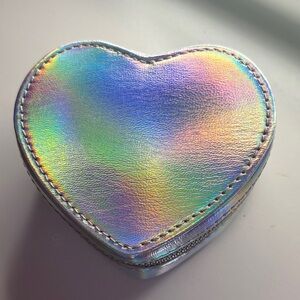 Holographic Heart-Shaped Jewelry Box